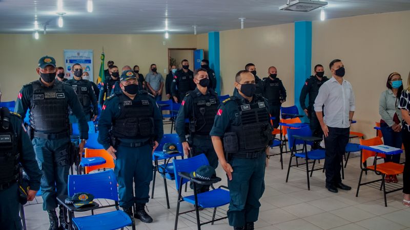 Cerimônia marca a troca de comando da Polícia Militar em Benevides