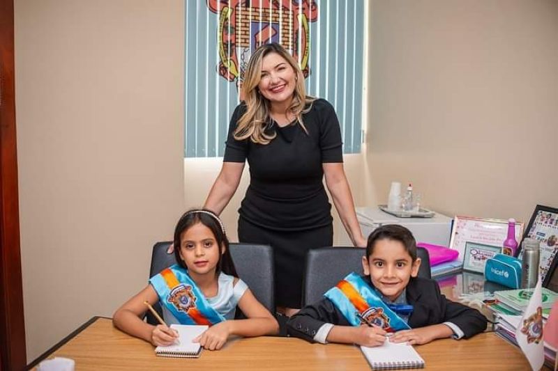 Prefeitura de Benevides promove ação cidadania "Criança Prefeita Por Um Dia"