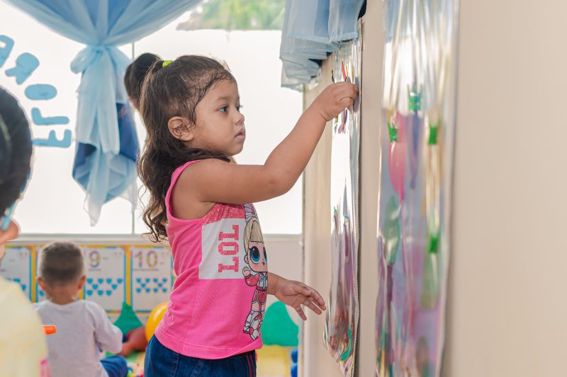 Alunos da Educação Infantil retomaram as aulas presenciais na Rede Municipal 