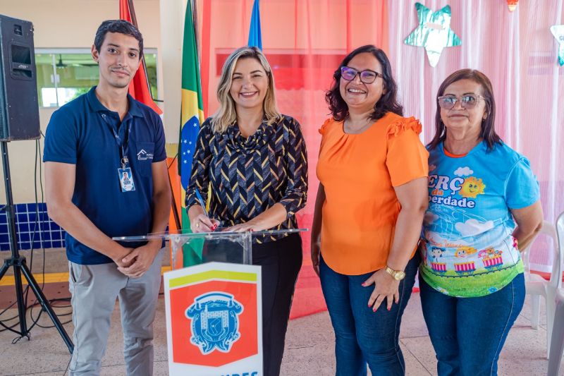 Ordem de serviço concede reforma e ampliação da unidade escolar Berço da Liberdade