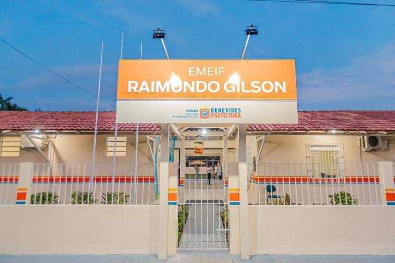 Prefeitura de Benevides faz reforma e ampliação da escola Raimundo Gilson