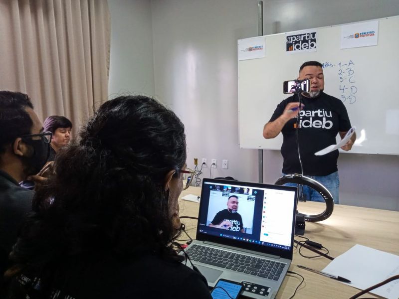 Rede Municipal de Ensino de Benevides inicia maratona de aulas do projeto #PartiuIdeb 