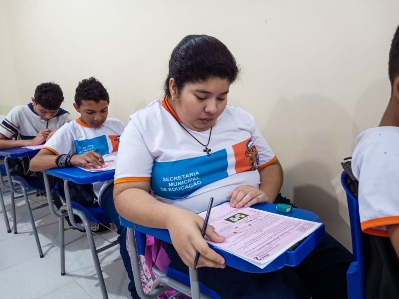 SEMED aplica primeira fase da prova da OBMEP 2023 para os alunos da Rede Municipal 