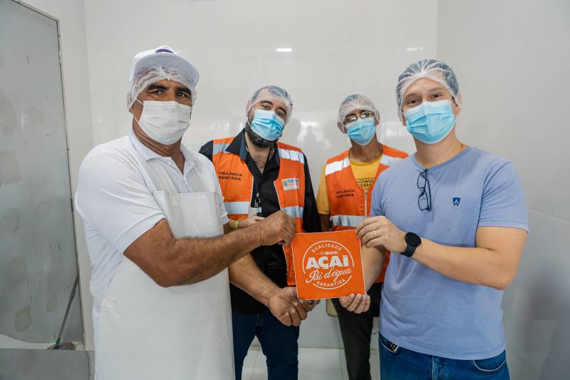 Selo de qualidade “Açaí Pai D’égua” é entregue em pontos de açaí do município