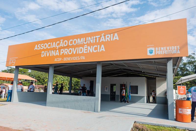 Prefeitura de Benevides, em parceria com a empresa LOG, entregam novo prédio para a Associação Comunitária Divina Providência
