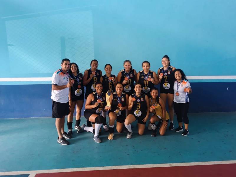Benevides conquista o 3º lugar no Vôlei Feminino nos XIII Jogos Abertos do Pará - Regional Guamá-Guajará