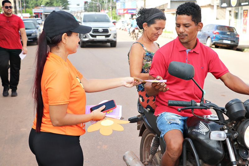 Panfletagem no Centro comercial