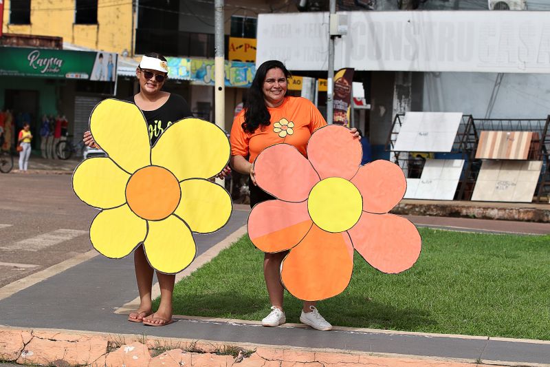 Panfletagem no Centro comercial
