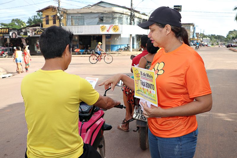 Panfletagem no Centro comercial