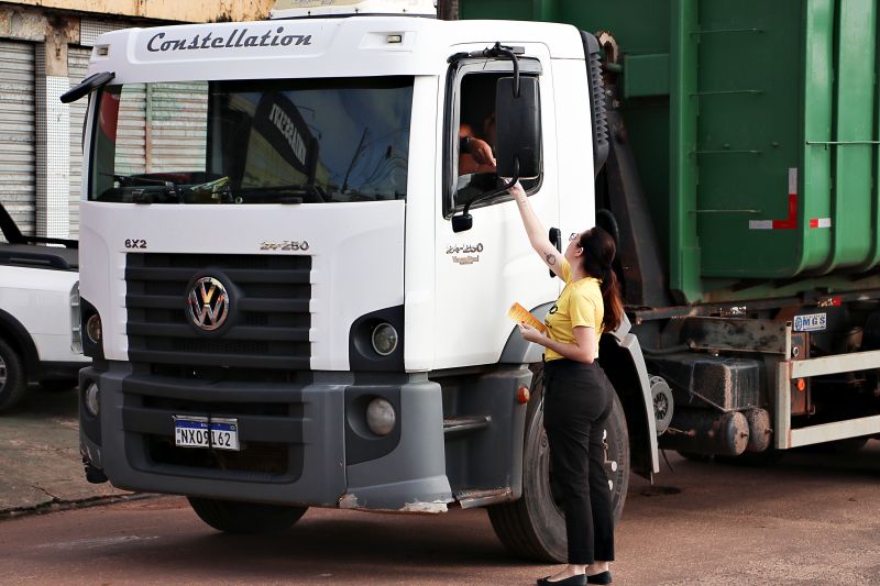 Panfletagem no Centro comercial