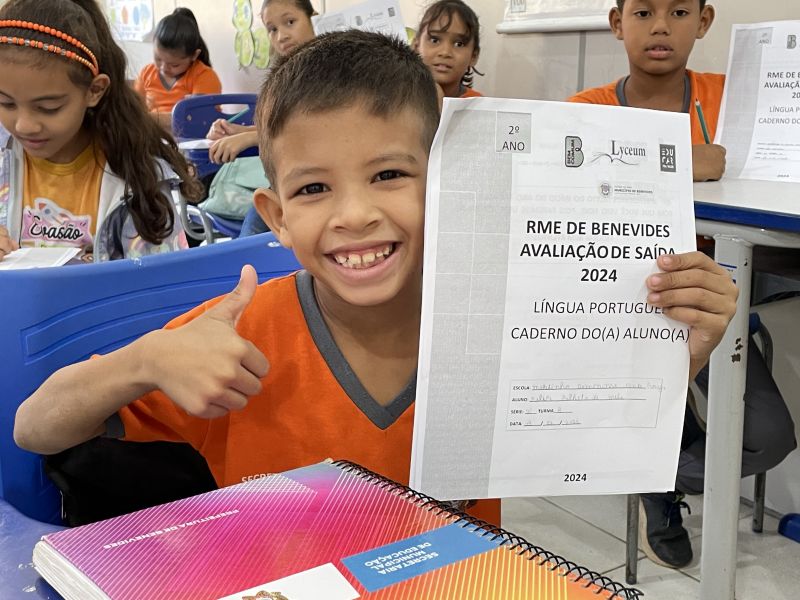 Alunos da Rede Municipal de Benevides realizam II Avaliação Formativa de 2024
