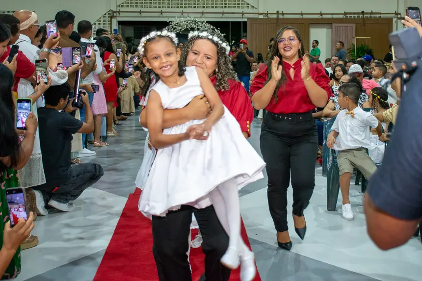 RITO DE PASSAGEM DO PRÉ II CMEI FLORESCER E JARDIM DAS JURITIS