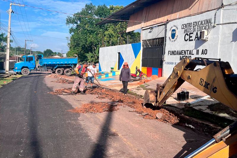 Recuperação asfáltica Perimetral Sul