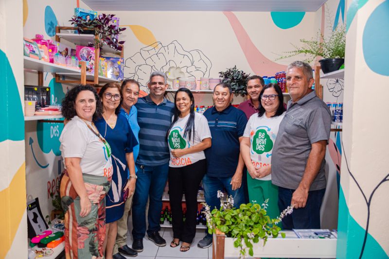 INAUGURAÇÃO DO ESPAÇO ECO TROCA DO PROGRAMA BENEVIDES RECICLA-MURININ