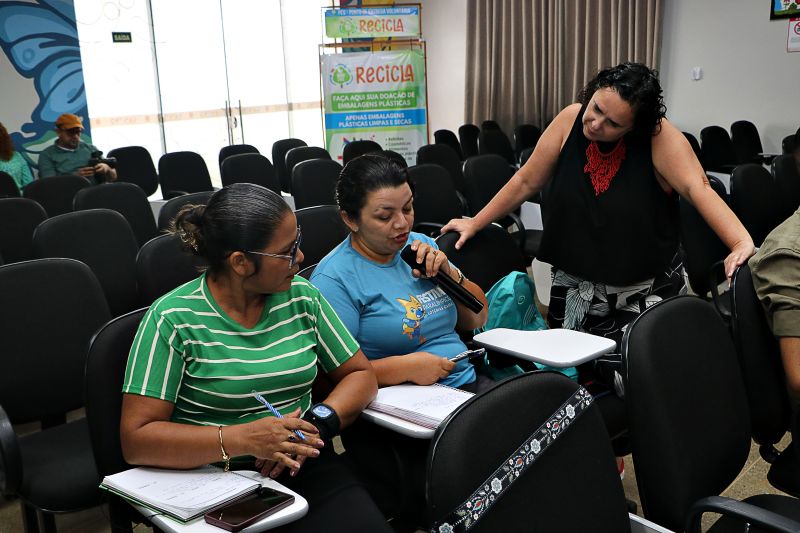 Encontro dos gestores com mobilizadores do Benevides Recicla.
