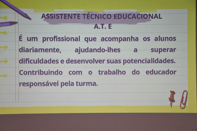 FORMAÇÃO PARA ASSISTENTE TÉCNICO EDUCACIONAIS