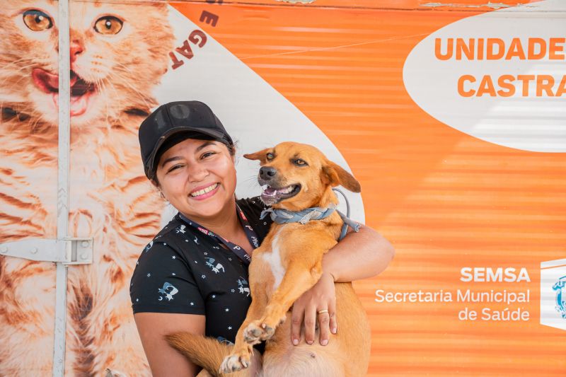 Castramóvel leva castração gratuita para cães e gatos no bairro Paricatuba