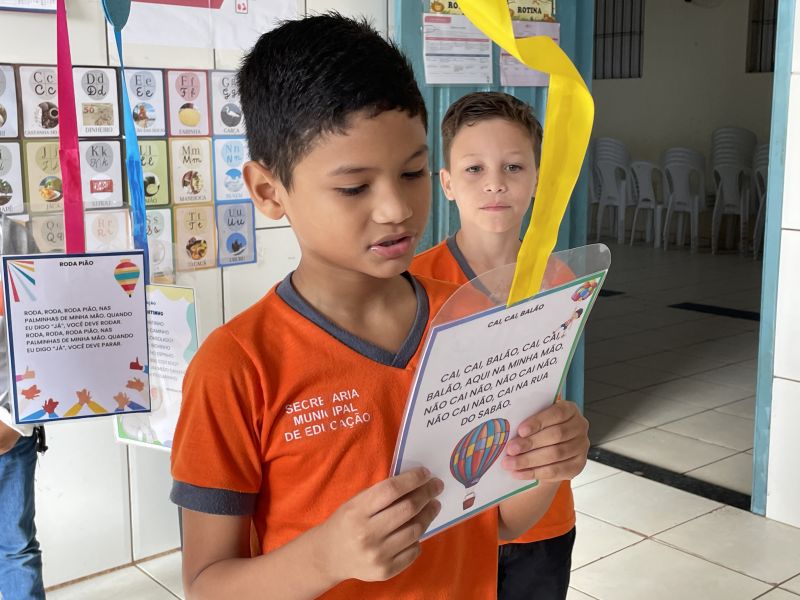 Benevides cresce nos índices de fluência leitora no processo de alfabetização das crianças do 2º ano, em parceria com o Alfabetiza Pará