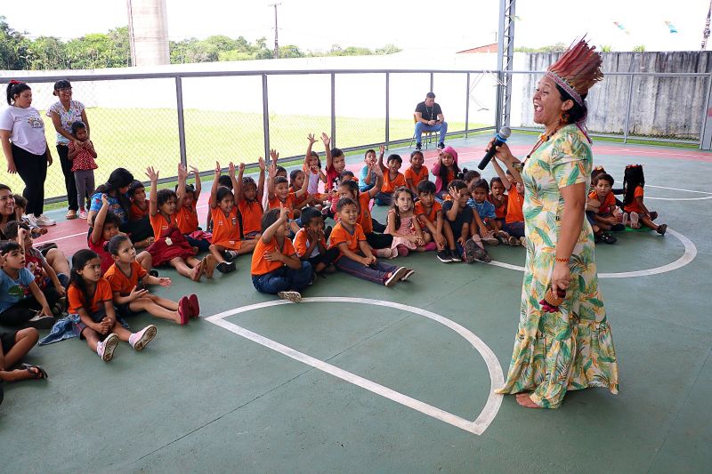 Ciclo formativo de Letramento Racial é desenvolvido com as crianças do CMEI Profa. Katia Simony, no Murinin