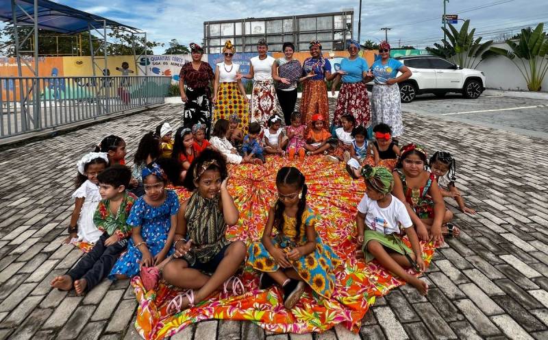 CMEI Berço da Liberdade, em mais uma edição do Berçarte, celebra a libertação dos escravizados