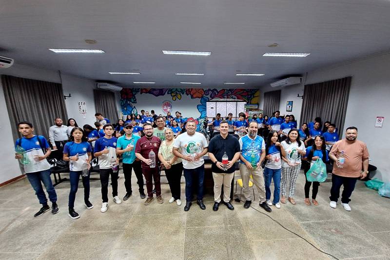 Alunos participam de edição especial do Recicla Cine Arte na Semana do Meio Ambiente
