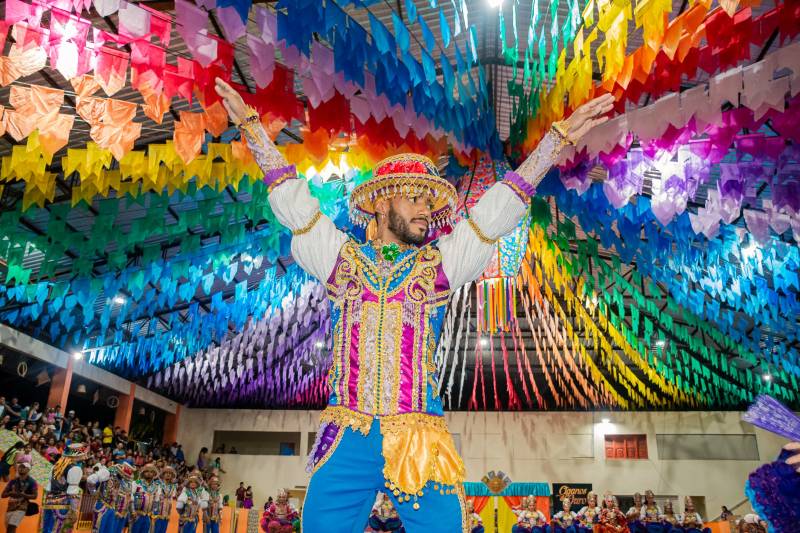 Primeira noite das Quadrilhas em Benevides teve emoção, cores, torcida, diversidade e tradição