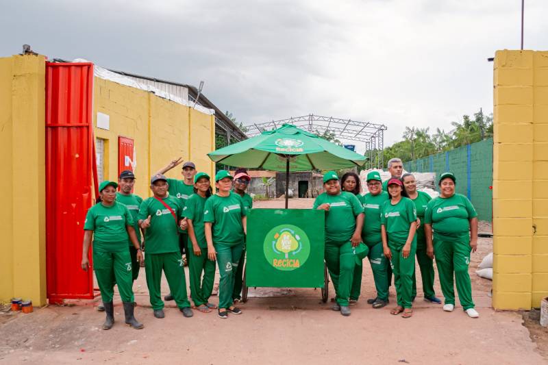 Mutirão na Cooperativa ReciclaBen transforma espaço e reforça compromisso ambiental em Benevides 