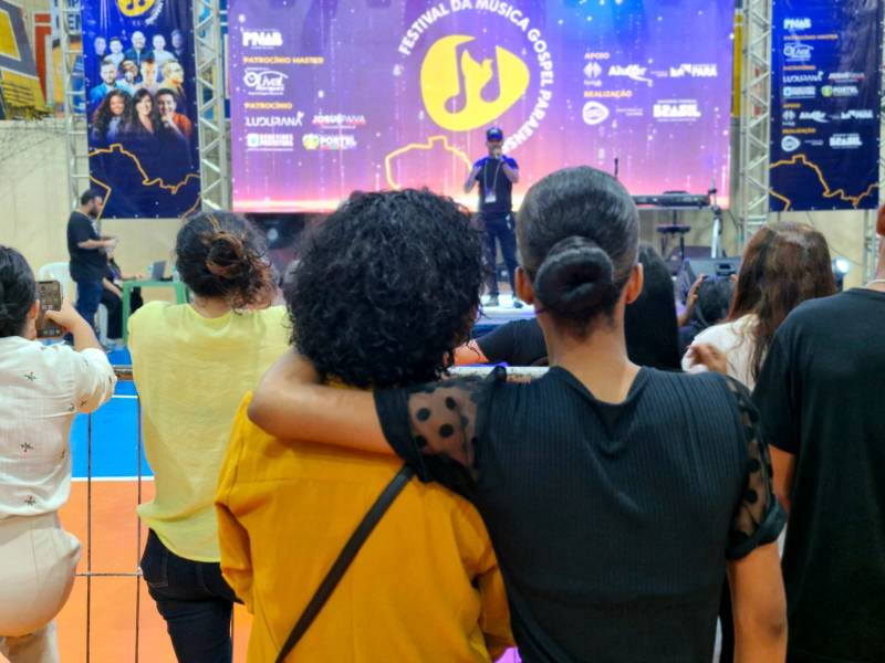 Festival da Música Gospel Paraense levou fãs do estilo ao ginásio Nagibão, em Benevides 