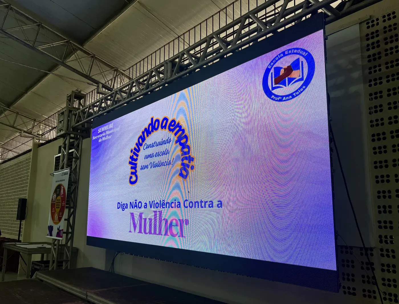 Benevides reforça combate à violência contra a mulher nas escolas