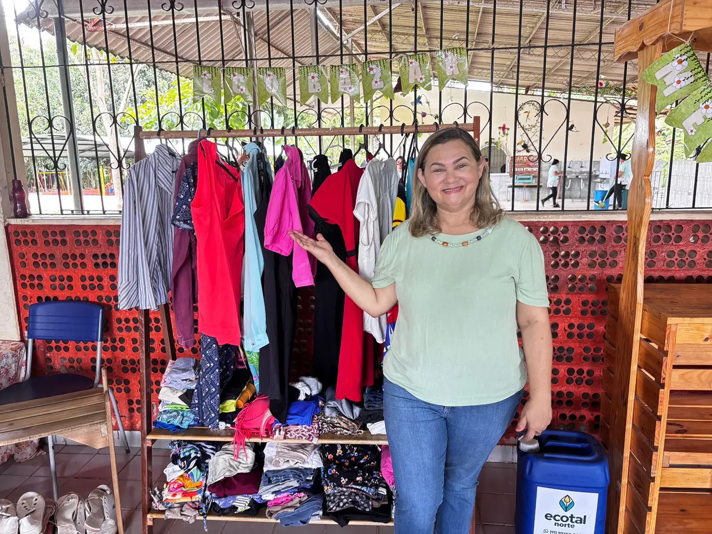 Eco mercadinho e Eco bazar incentivam a sustentabilidade entre alunos em Benevides