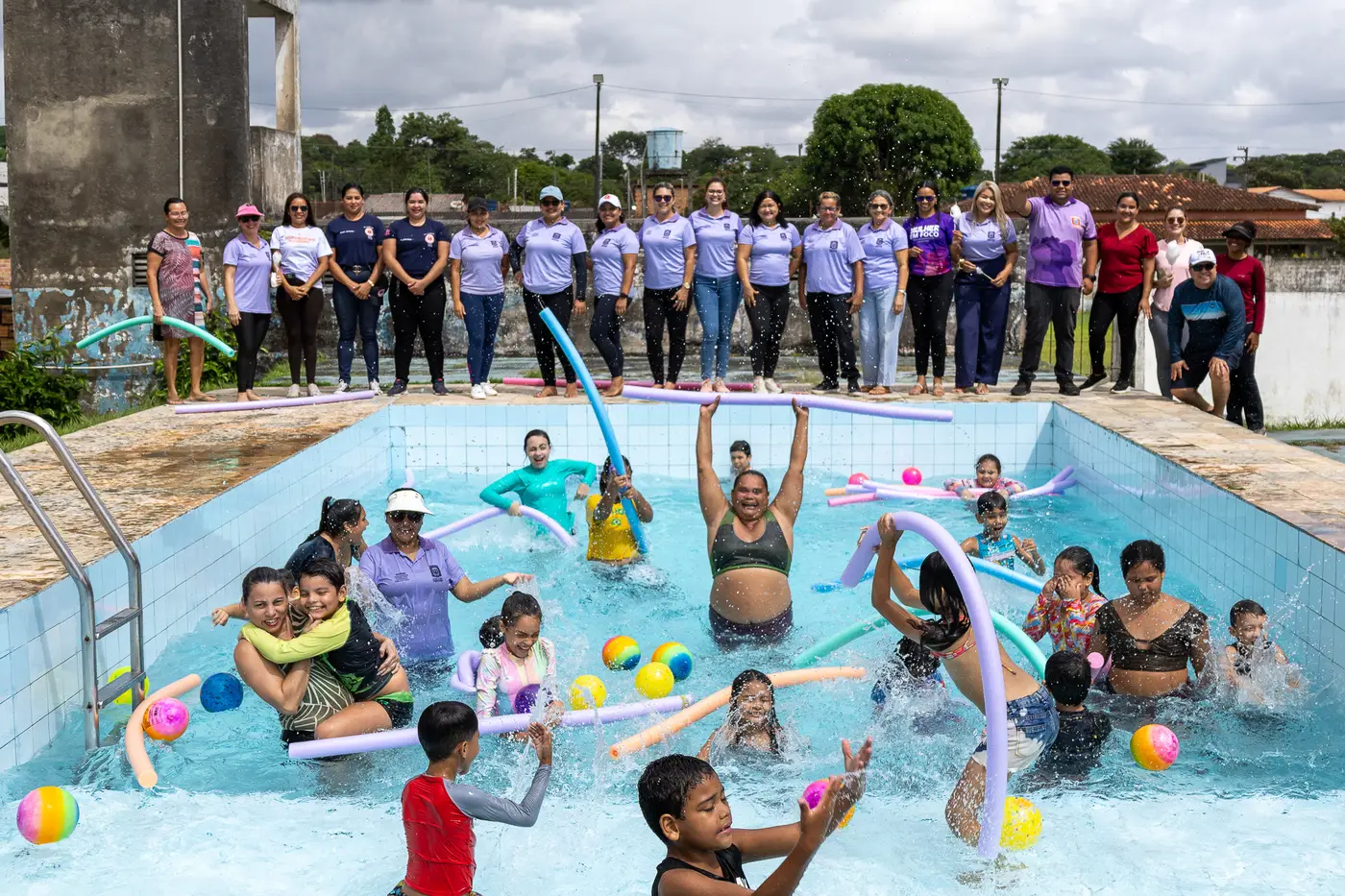 Quarta-feira de muita diversão na Colônia de Férias promovida pela Prefeitura de Benevides
