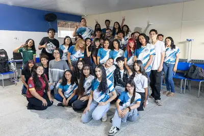 SEMANA DA JUVENTUDE - AULA DE TEATRO- ESCOLA ANA TELES